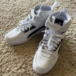 PUMA RBD Game high top White Black Trainers Sneakers*NEW